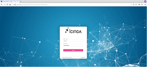 Icinga login