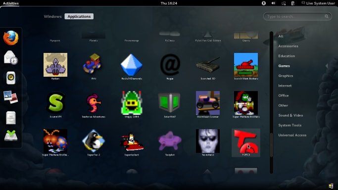 Disro Gaming Linux - Fedora Games Spin