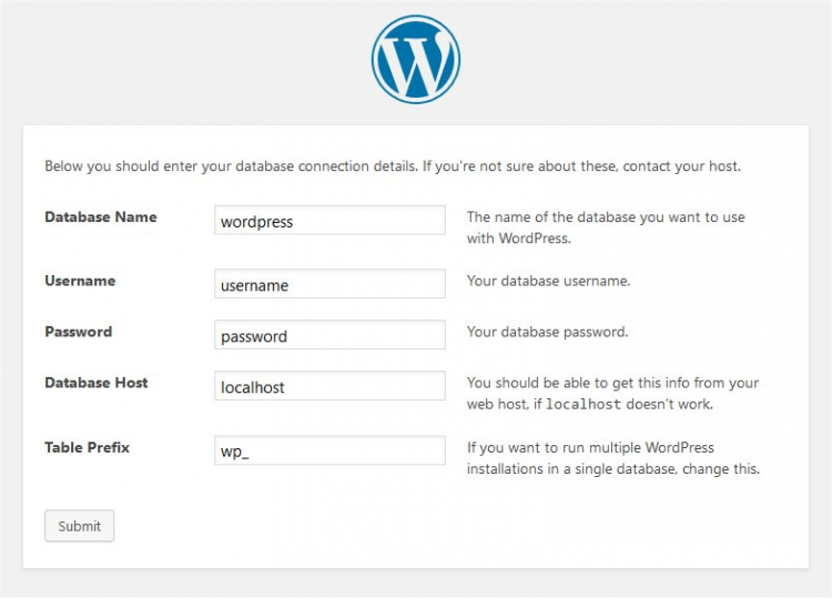 Install WordPress