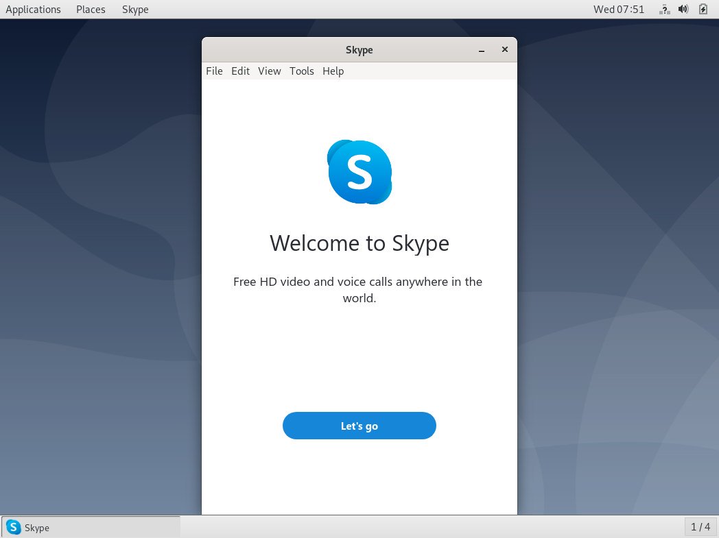 debian skype window