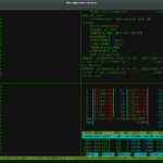 tmux panes