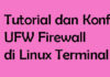 Tutorial dan Konfigurasi UFW Firewall di Linux Terminal