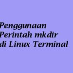 Penggunaan perintah mkdir Linux Terminal