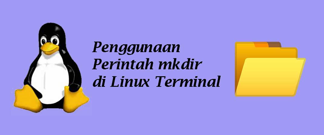 Penggunaan perintah mkdir Linux Terminal