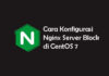 Cara Konfigurasi Nginx Server Block di CentOS 7