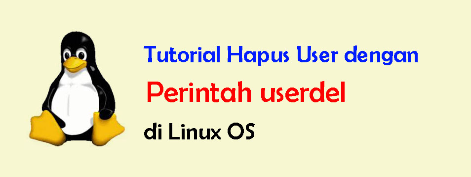 Cara Menghapus User di Linux dengan Perintah userdel