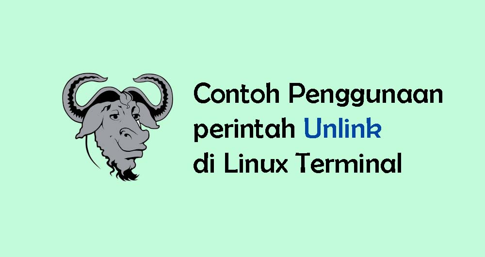 Penggunaan perintah Unlink di Linux Terminal