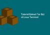 Tutorial Extract (Unzip) Tar Bz2 di Linux Terminal