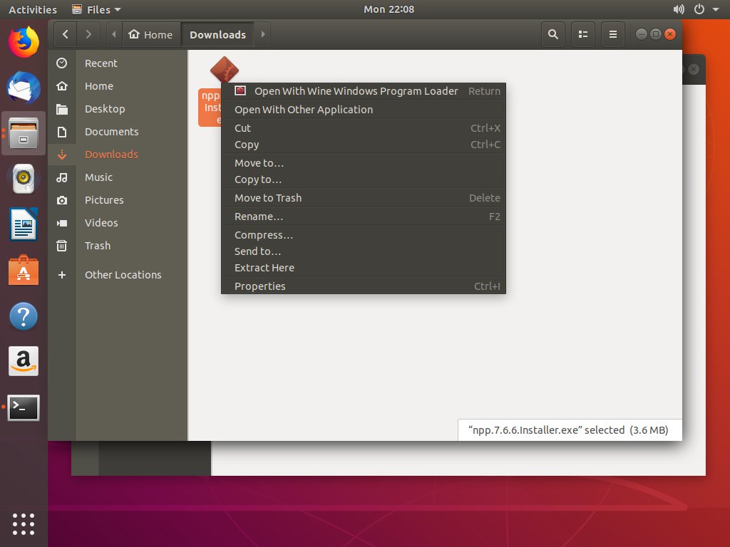 ubuntu notepadpp download