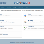 Page 5 - WebsiteBaker Admin interface