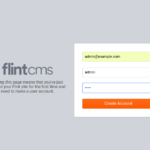 Flint CMS Login