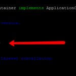 Cek Versi Laravel